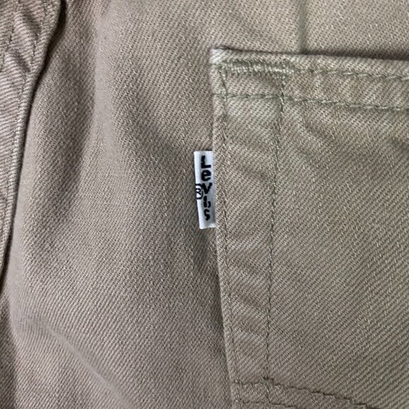 Levi's 505 Jeans Pants Men's 36 x 34 Tan Brown Regular Fit Straight Leg 0718 - Picture 5 of 13